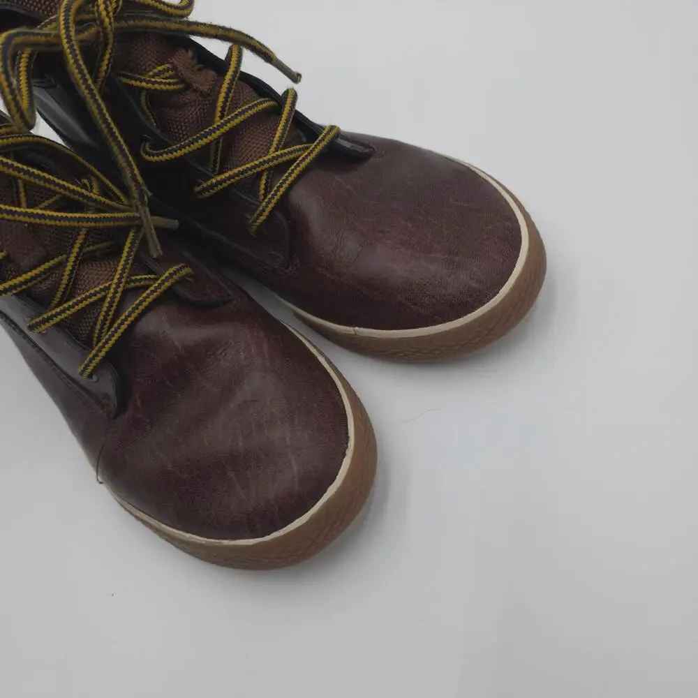 Hanna Andersson Sune Vulcanized Boot in Brown Size 4